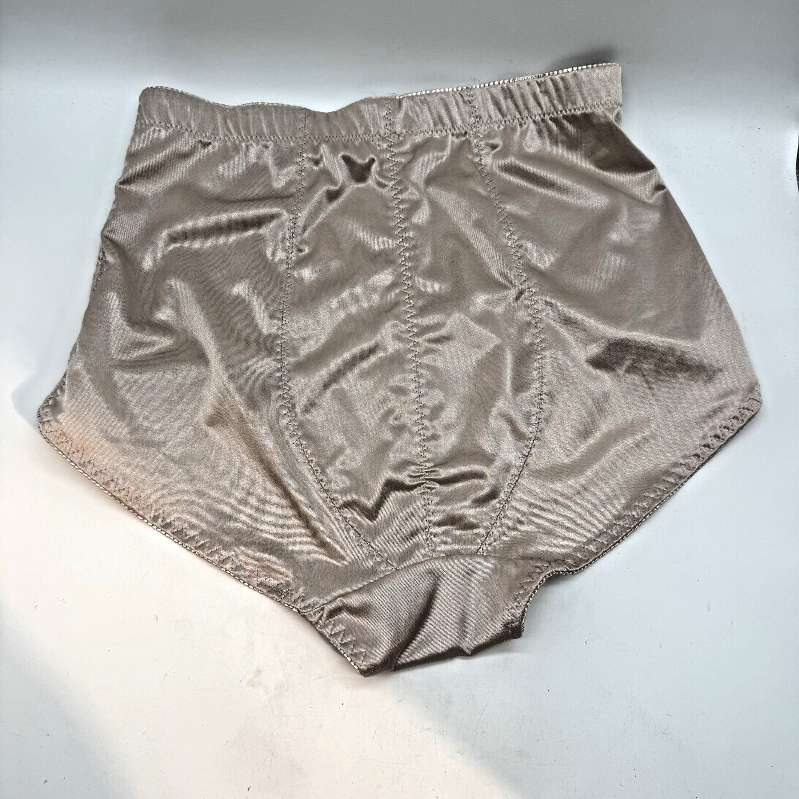 NEW Delta Burke Collection Vtg. Lacy Satin Panty Women’s 3X Hi Cut Side Panel