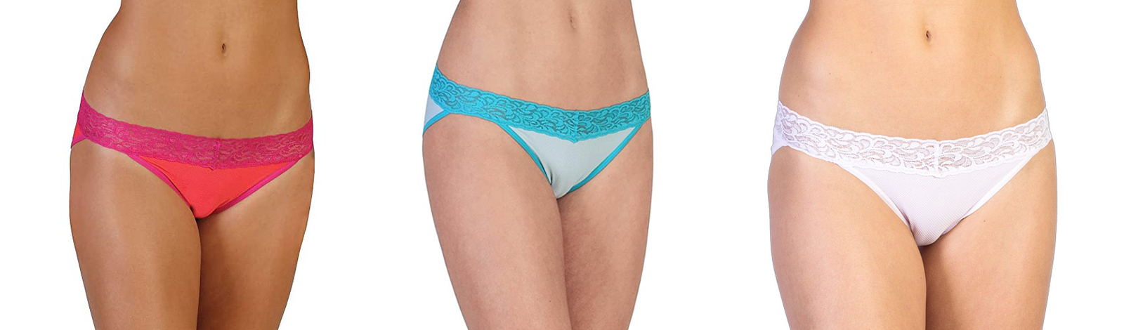 Exofficio Women’s Give-N-Go Lacy Low-Rise Bikini Briefs -XS, S, L, XL – NEW!