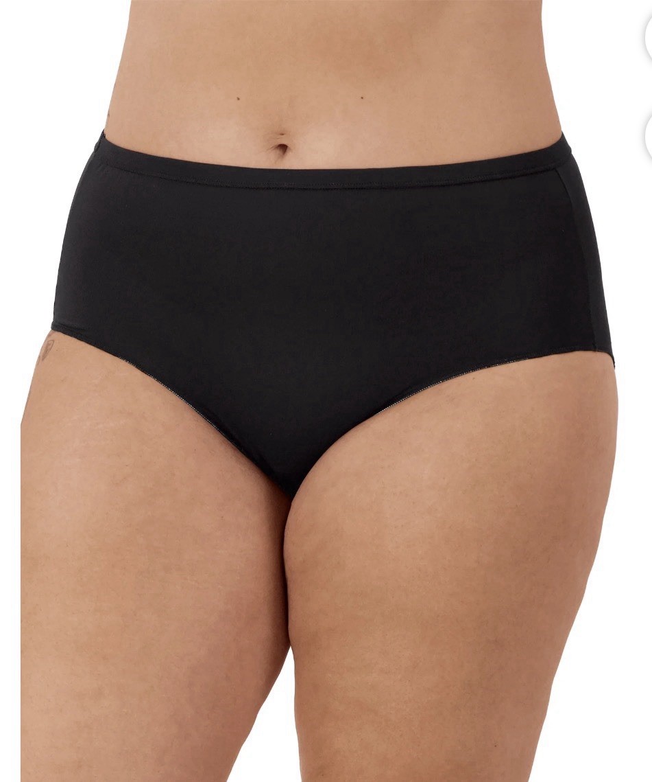 Hanes Women’s Breathable Mesh Tagless Briefs – 5 Pack – Size 12/4X New