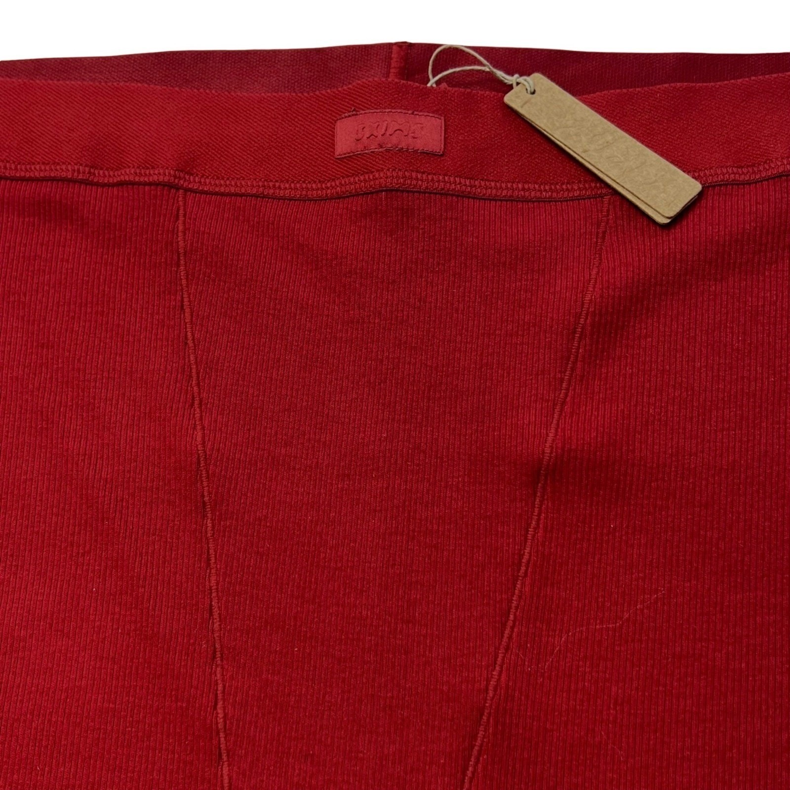 SKIMS Cotton Rib Boxer Shorts Brick Womens 4X