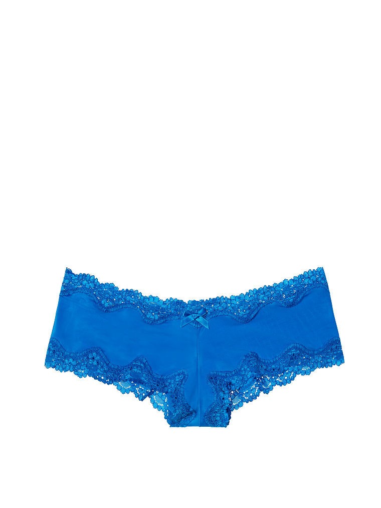 Victoria’s Secret Very Sexy Lace-Trim Cheeky Panty Royal Blue