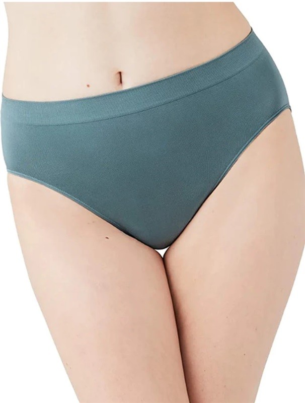 NWT Wacoal B Smooth S Hi Cut Brief Panty 834175 Green 113064