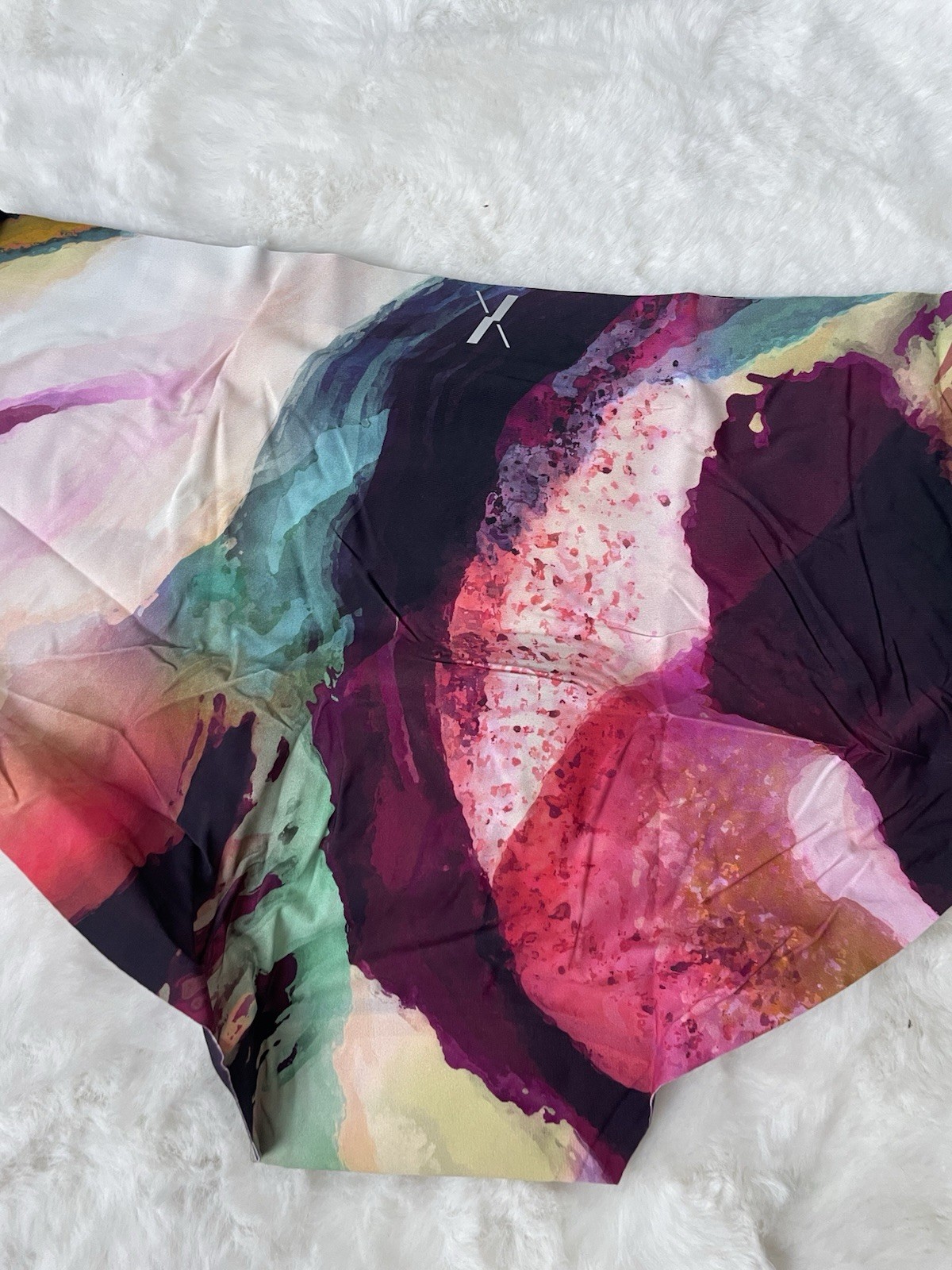 Knix Leakproof Boyshort Panties M Medium Absorbency Abstract Multicolor