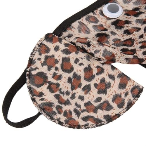 CCBFY 4-Pack Men Lingerie G-String T-Back Thongs Large-3X-Large Big Leopard 1pc