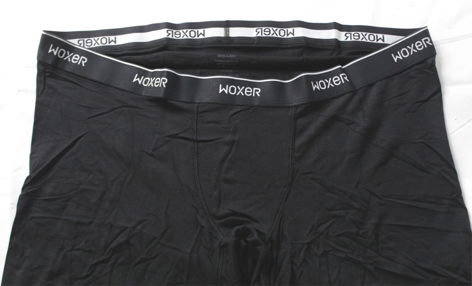 Woxers Women’s Baller 2.0 5″ Inseam Mid Rise Boxer Briefs NN7 Black 3XL NWT