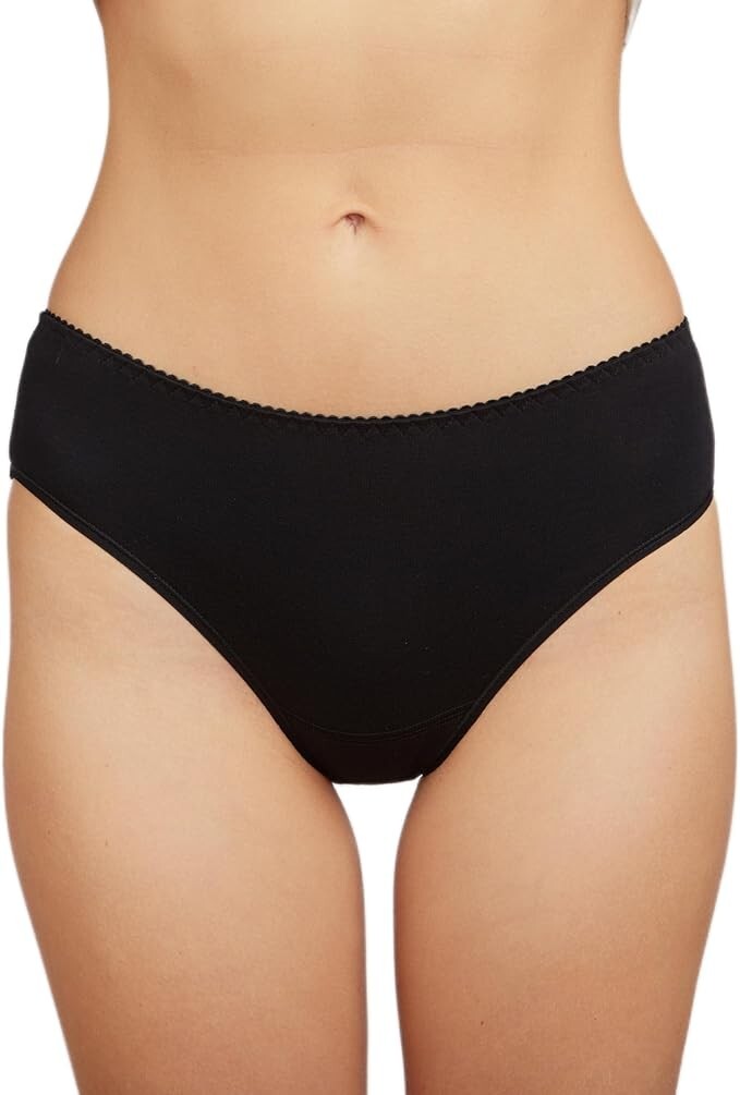 MILAVITSA-230360 Classic Women’s Panties Slip, Black