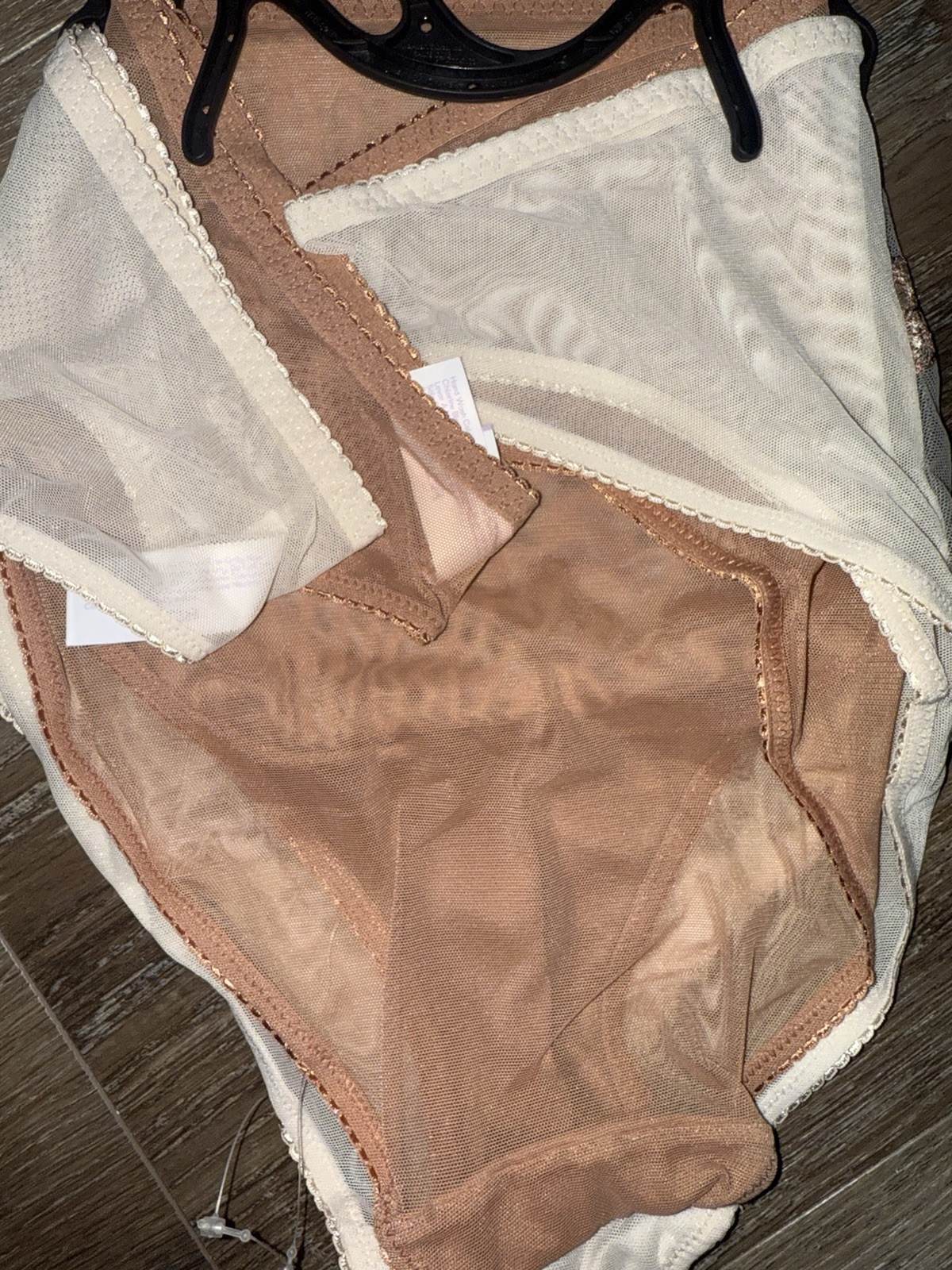 Joyspun ~ 2-Pair Womens Cheeky Underwear Panties Lace Nylon Embroidered (A)~ 3XL