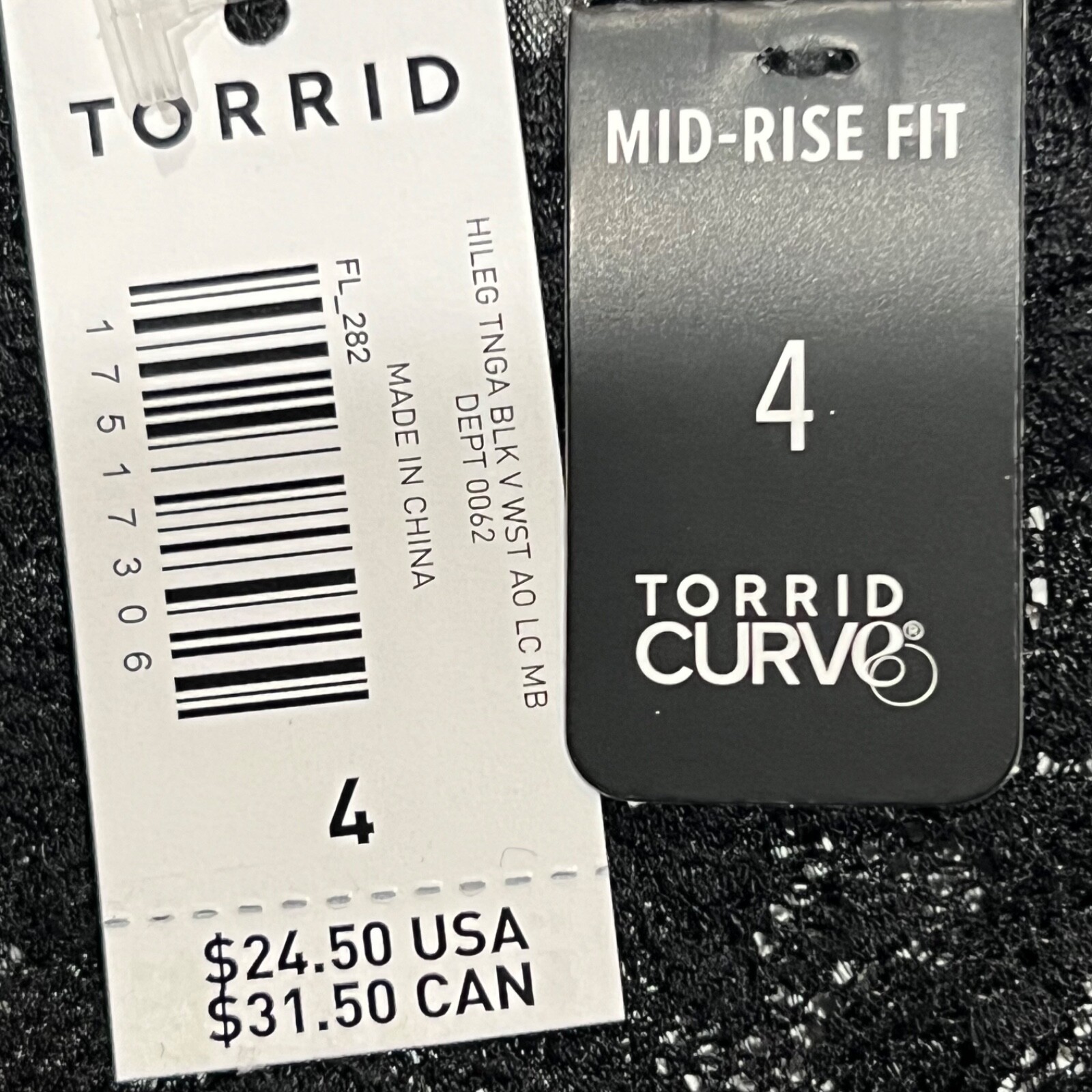 NWT TORRID Mid Rise Fit Pantie Underwear Sz 0X-1X-2X-3X-4X Black Lace