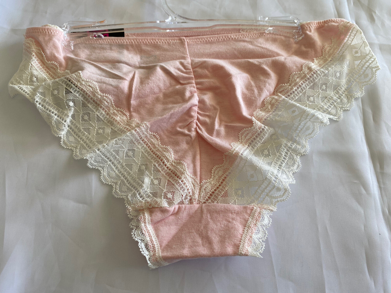Maidenform Cotton Stretch Tanga Style DMCS59 Size Small 5 – Pink Heather – New