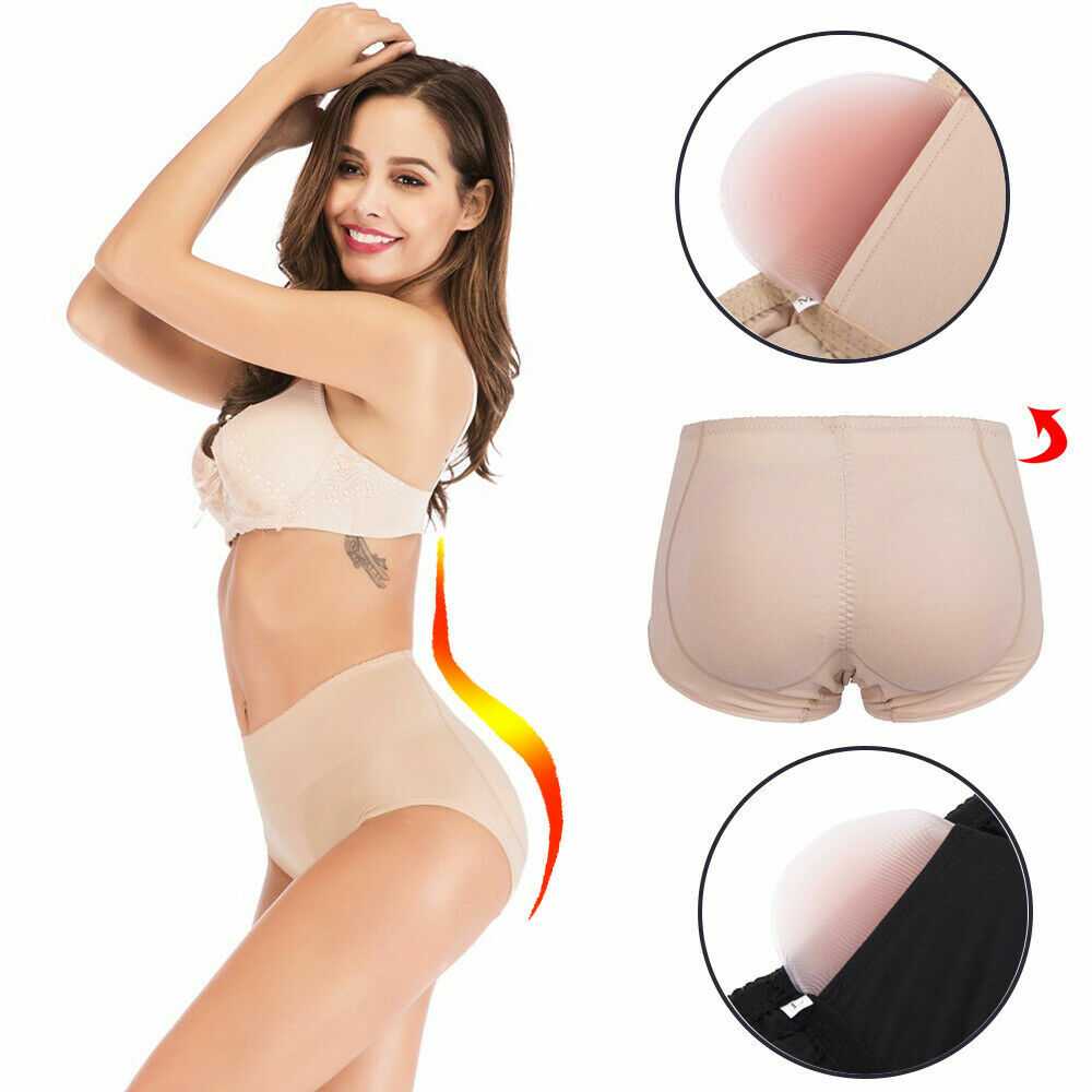 Female Abdomen Control Buttocks Enhancer Panties Silicone Pad Buttocks Lifter US