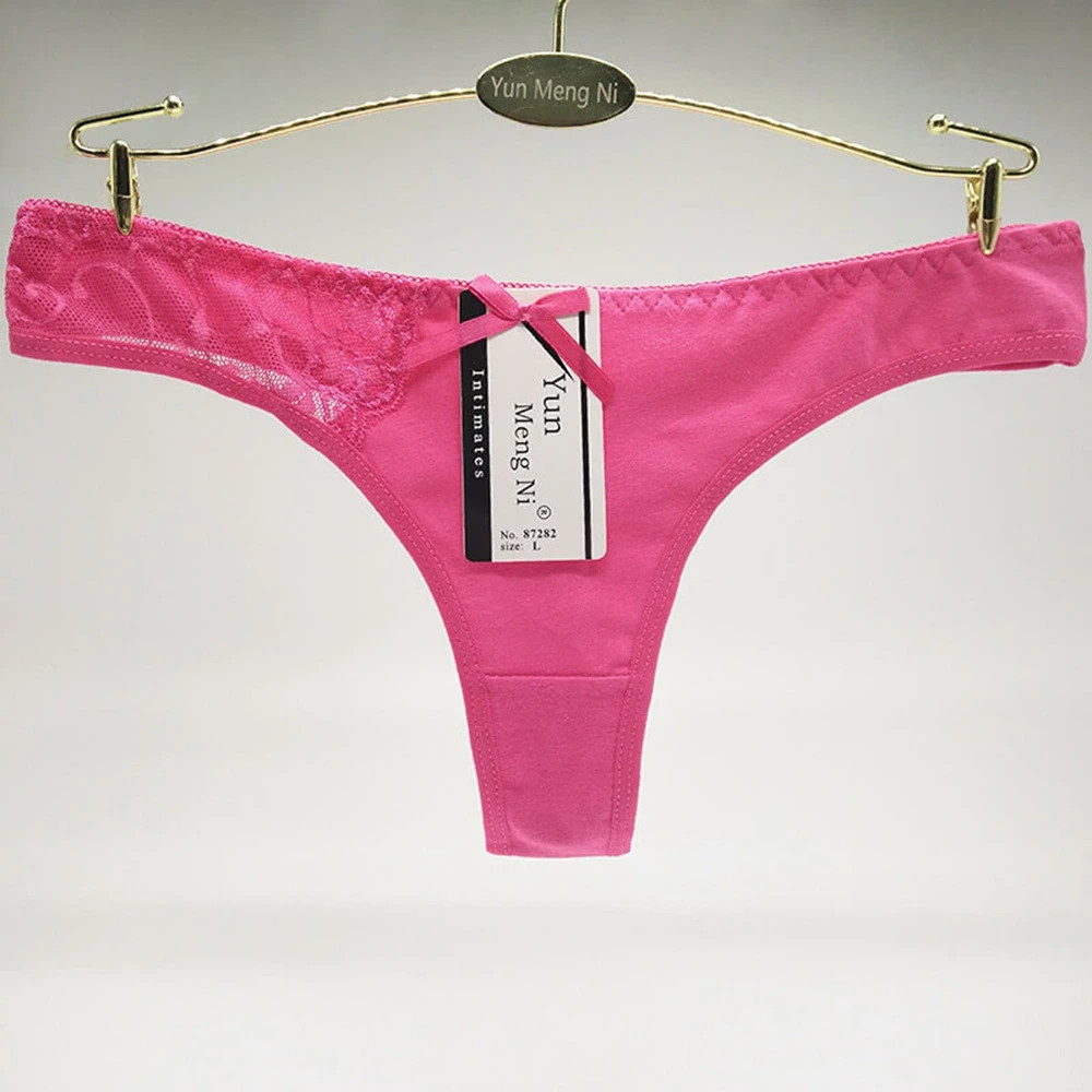 Women’s Cotton Thongs Lightweight Comfortable Cotton Knickers Panties | 3/6 Pack
