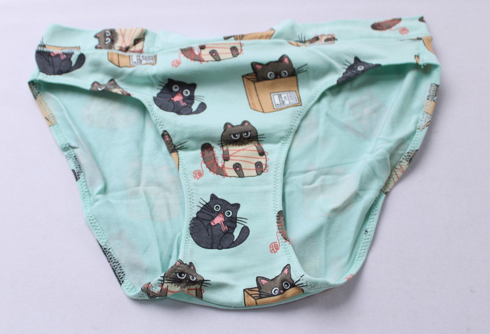 MeUndies Women’s Ultramodal FeelFree Bikini DH3 Cats Being Cats Small NWT