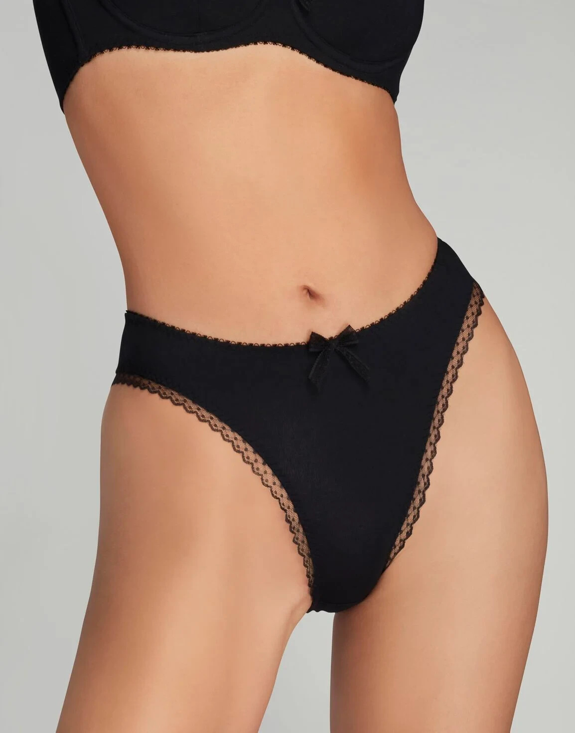 AGENT PROVOCATEUR SEXY BLACK CARRI HIGH WAIST BRIEF AP 1 X SMALL UK 6-8 BNWT