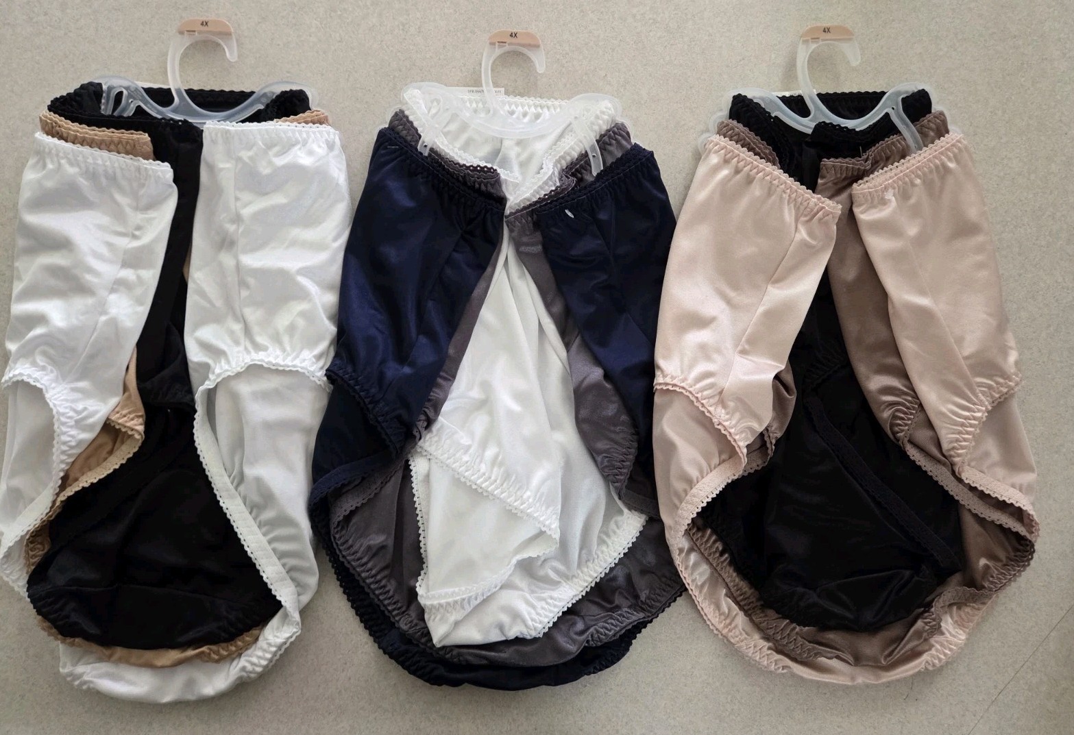 9 PACK Vanity Fair 4XL 11 Radiant BRIEFS Light Control Shaper Panties #321-1511