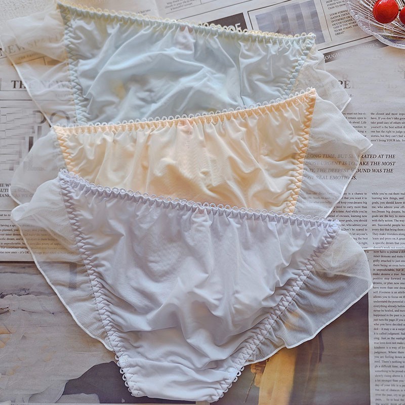 Japanese Cute Panties Briefs Ruffles Lolita Knickers Princess Underpants Panties