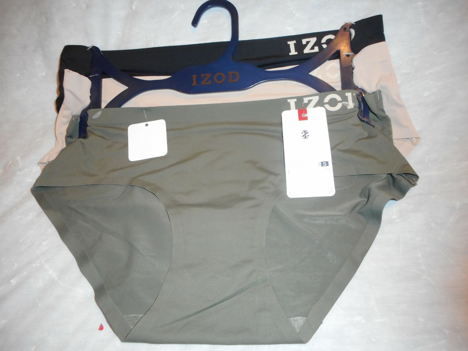 IZOD 3 Pieces Hipster Panty Different Colors Sizes Small,Medium & XL