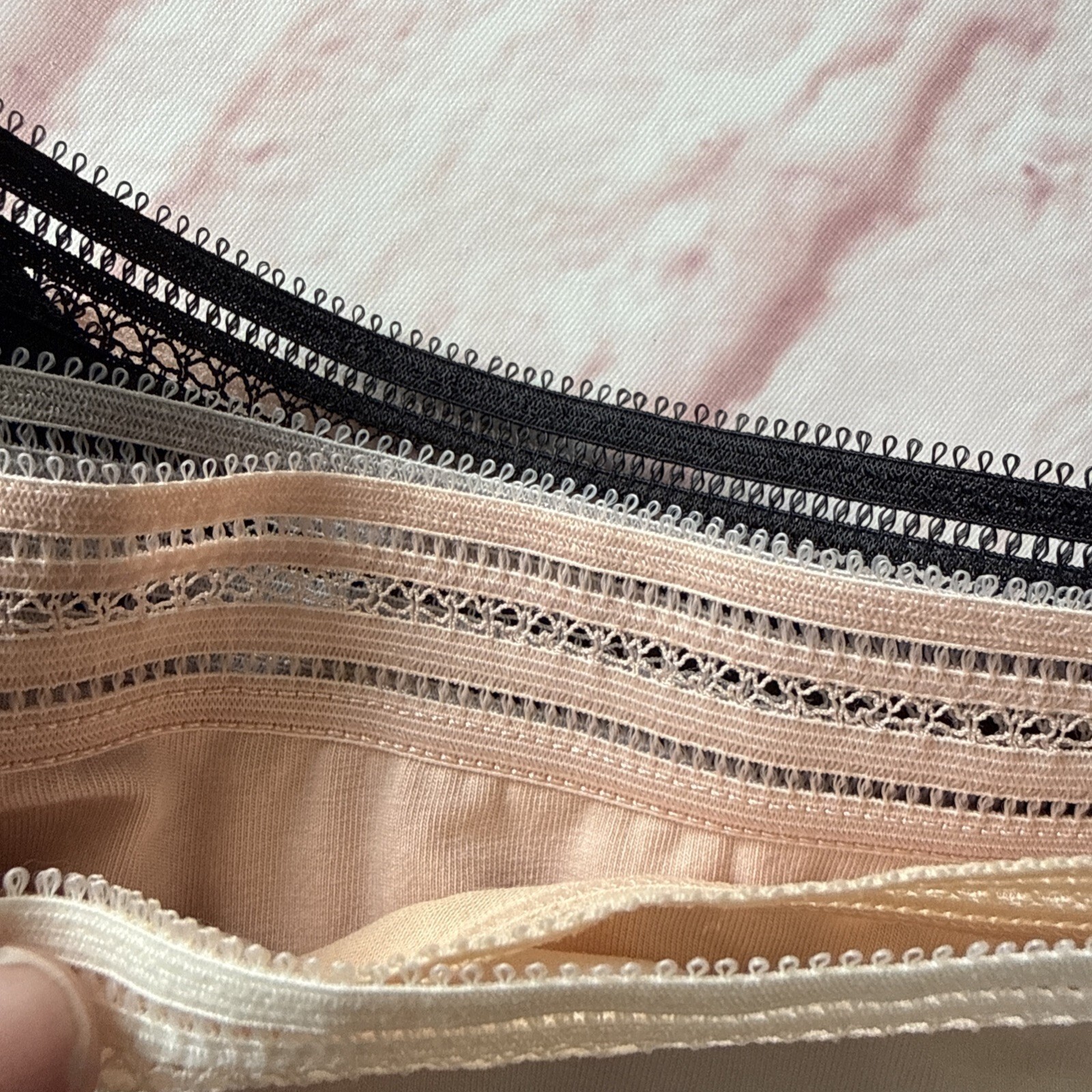 Dorina Organic Cotton Brief Panties Bundle 5 Pk Black Beige Gray Neutral