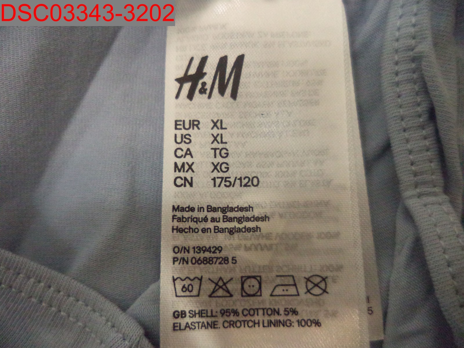 Stain, H&M Women’s Blue Assorted 7-Pack Hipster Briefs, Size XL 0688728042006
