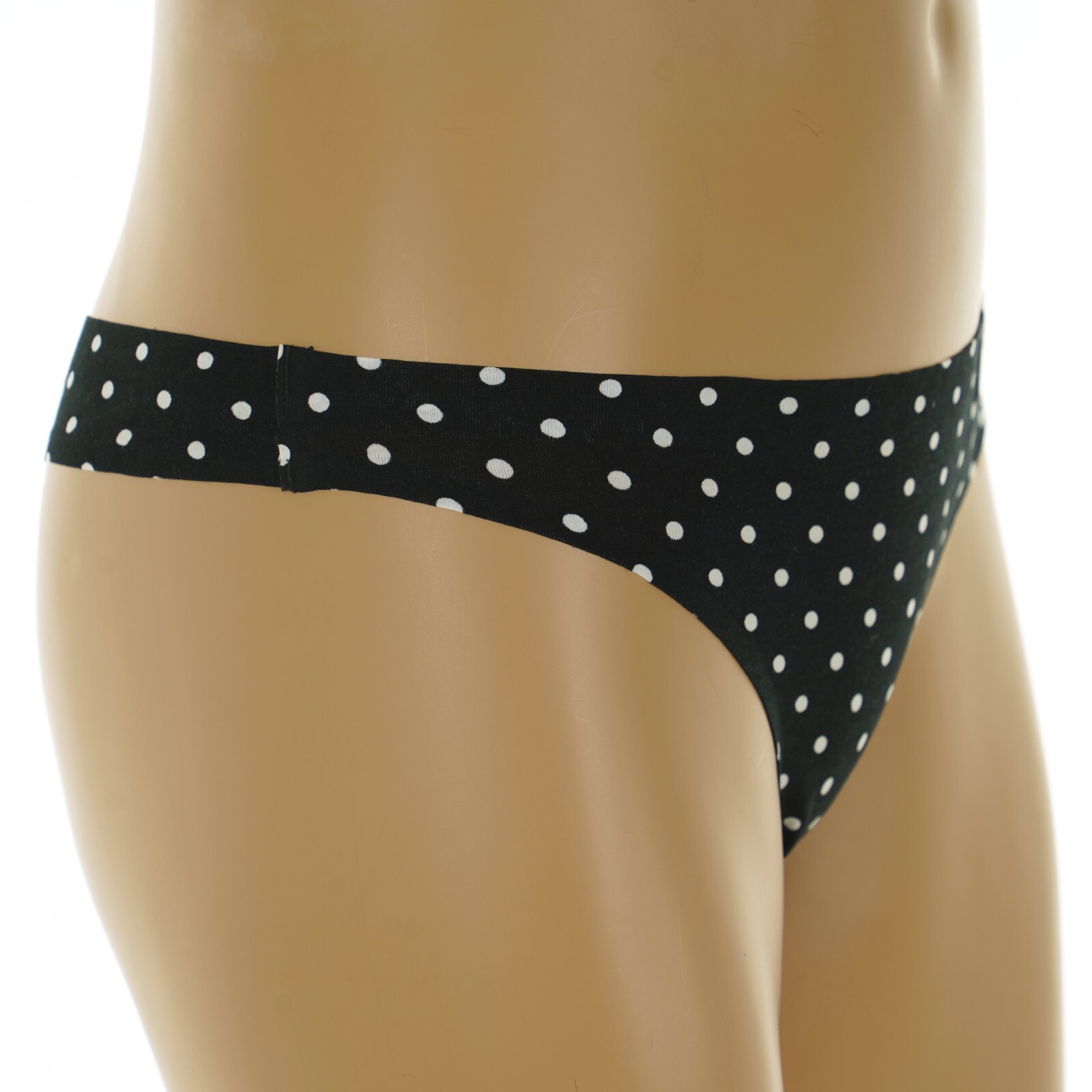 SO INTIMATES Junior’s Size 15-17 #SO83-005 X-LARGE Black & White POLKA DOT THONG