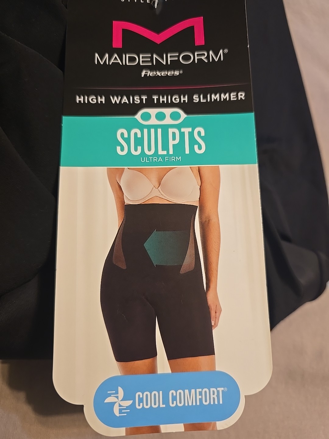 Maidenform (2-PACK) Sculpts High Waist Thigh Slimmer Shorts FLS095 (Size SMALL)