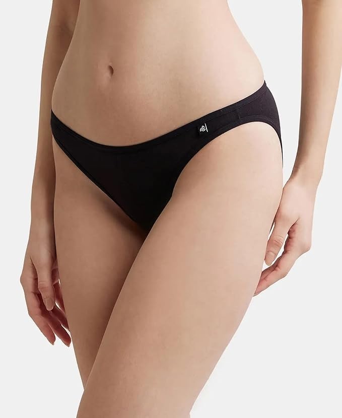 Jockey SS02 Women’s Super Combed Cotton Elastane Stretch Low Waist Bikini 1 Pc