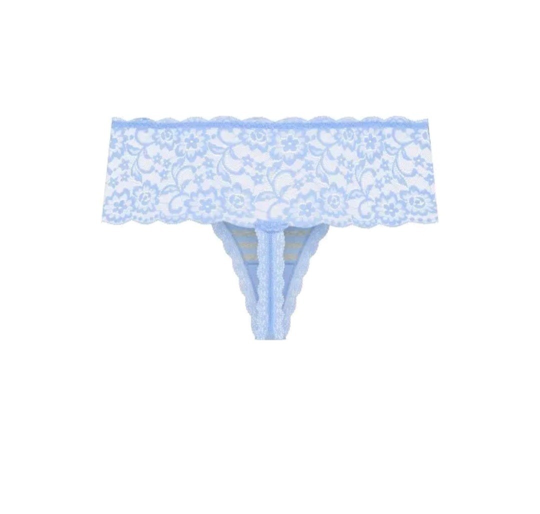 City Chic Hips & Curves Wedgewood Stripe Thong. Size 22/24 BNWT