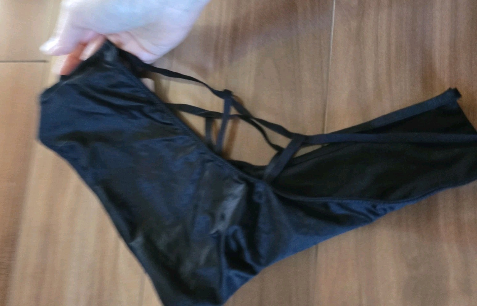 NWT Victorias Secret Very Backless strappy panties sexy heart hardware open back