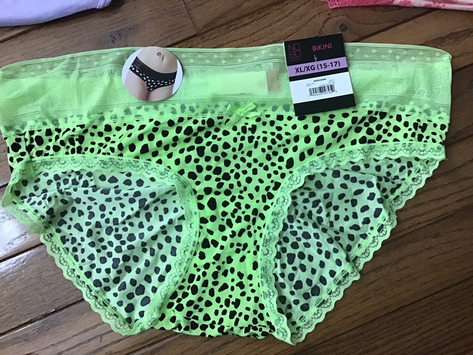 NWT NOBO No Boundaries Bikini Panties Size XL (LOT OF 3 Pairs) (C42-2)