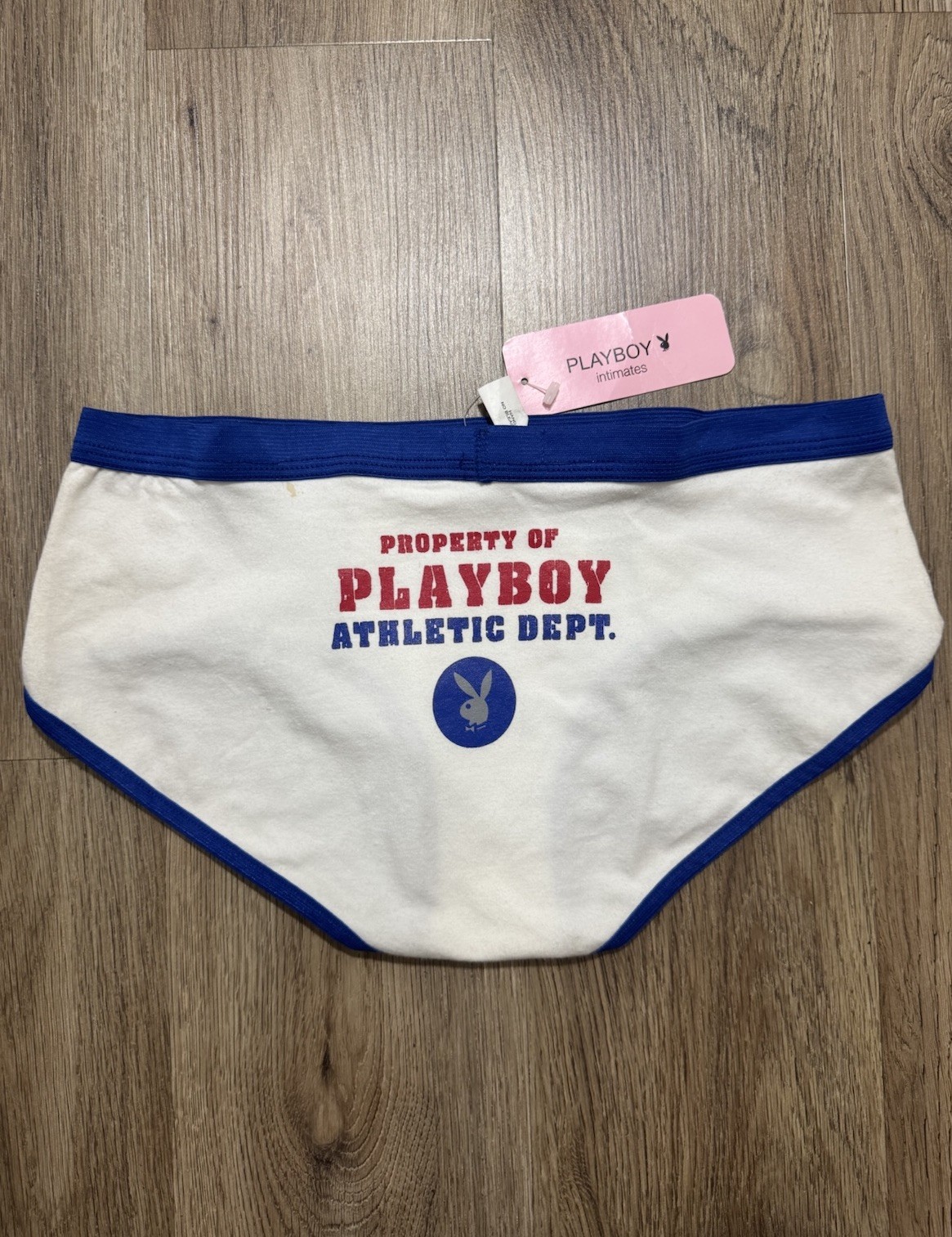 Y2K Vintage Playboy Property Of Playboy Bunny Head Briefs Underwear Size L