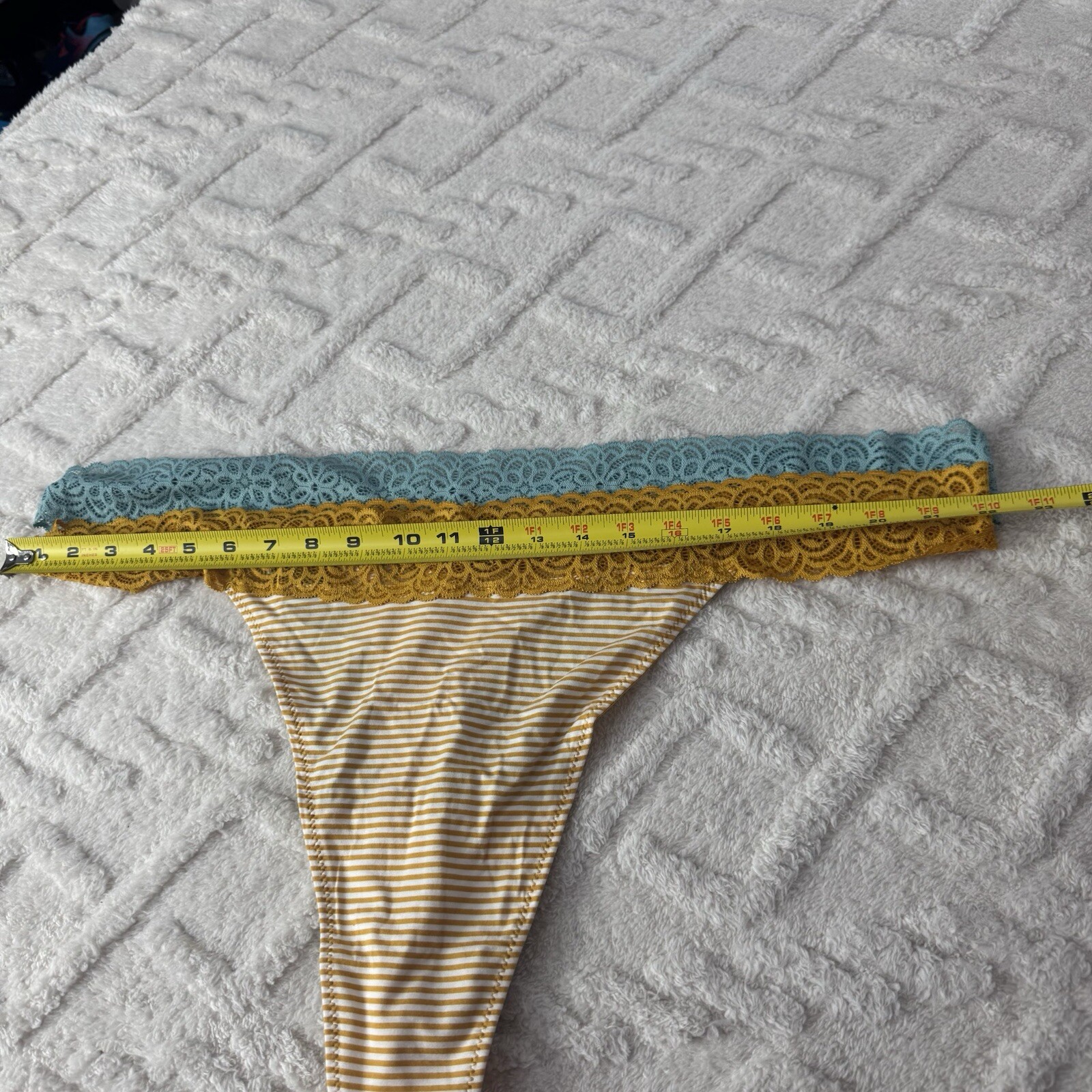 Old Navy Lot Of 2 No Show Thongs Blue Yellow New Panties Womens Size 3X Basics