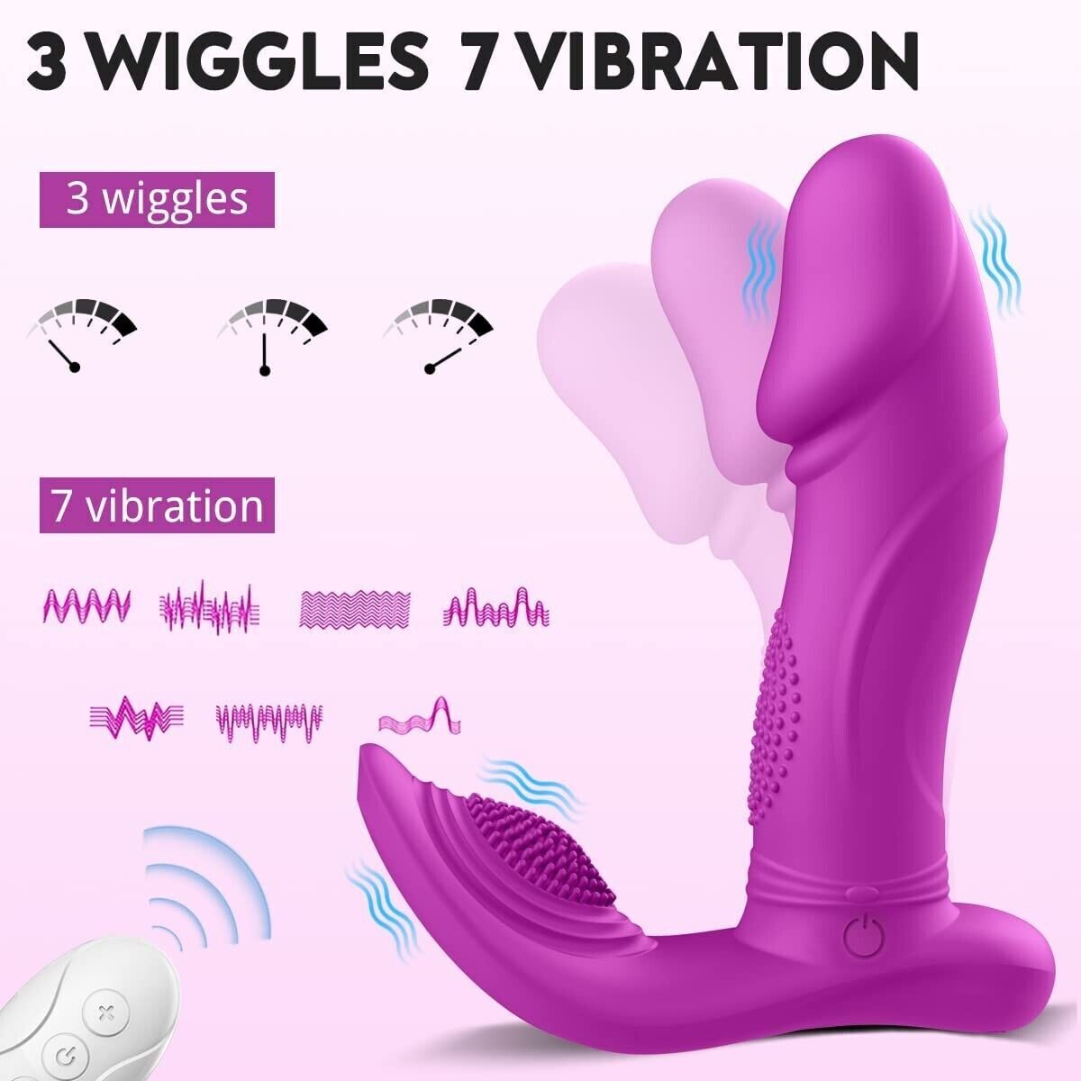 Wearable Wireless Vibrating Panties 10 Function Remote Control Underwear Women