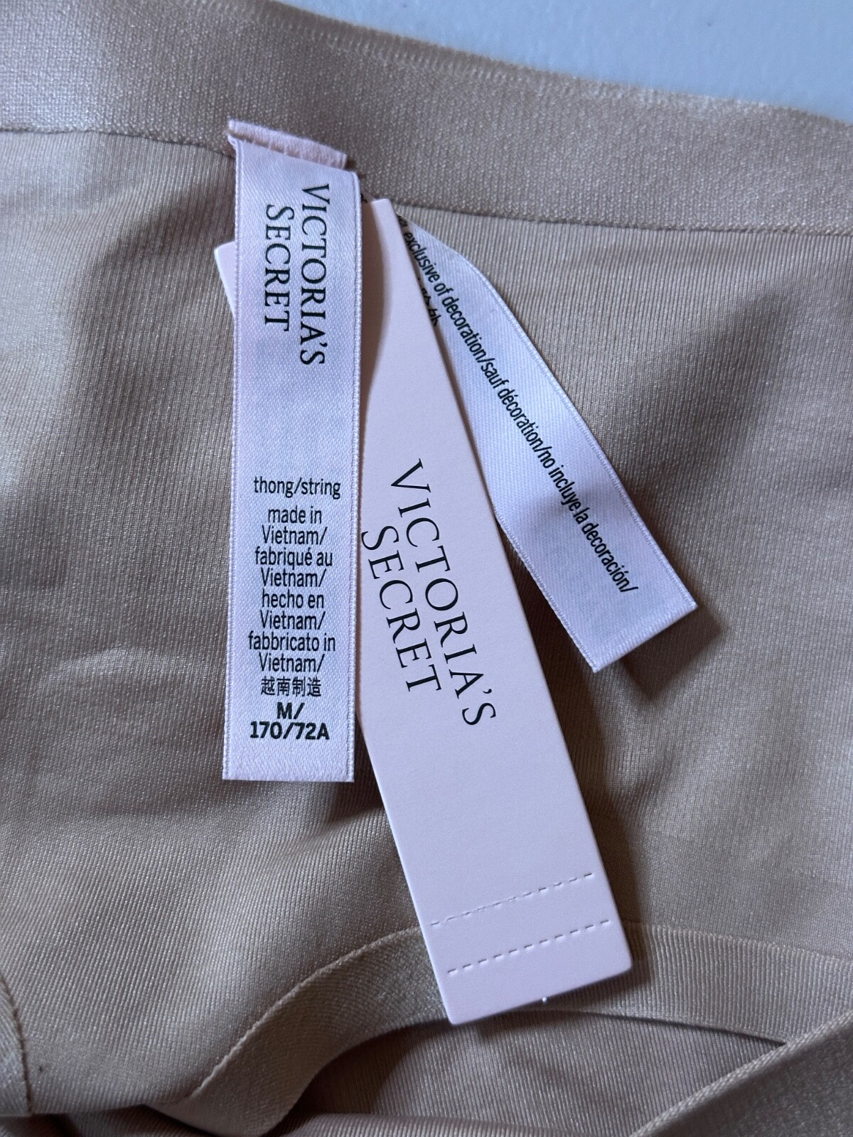 New Victoria’s Secret Panties Medium Tan Body High Rise Support Thong / String