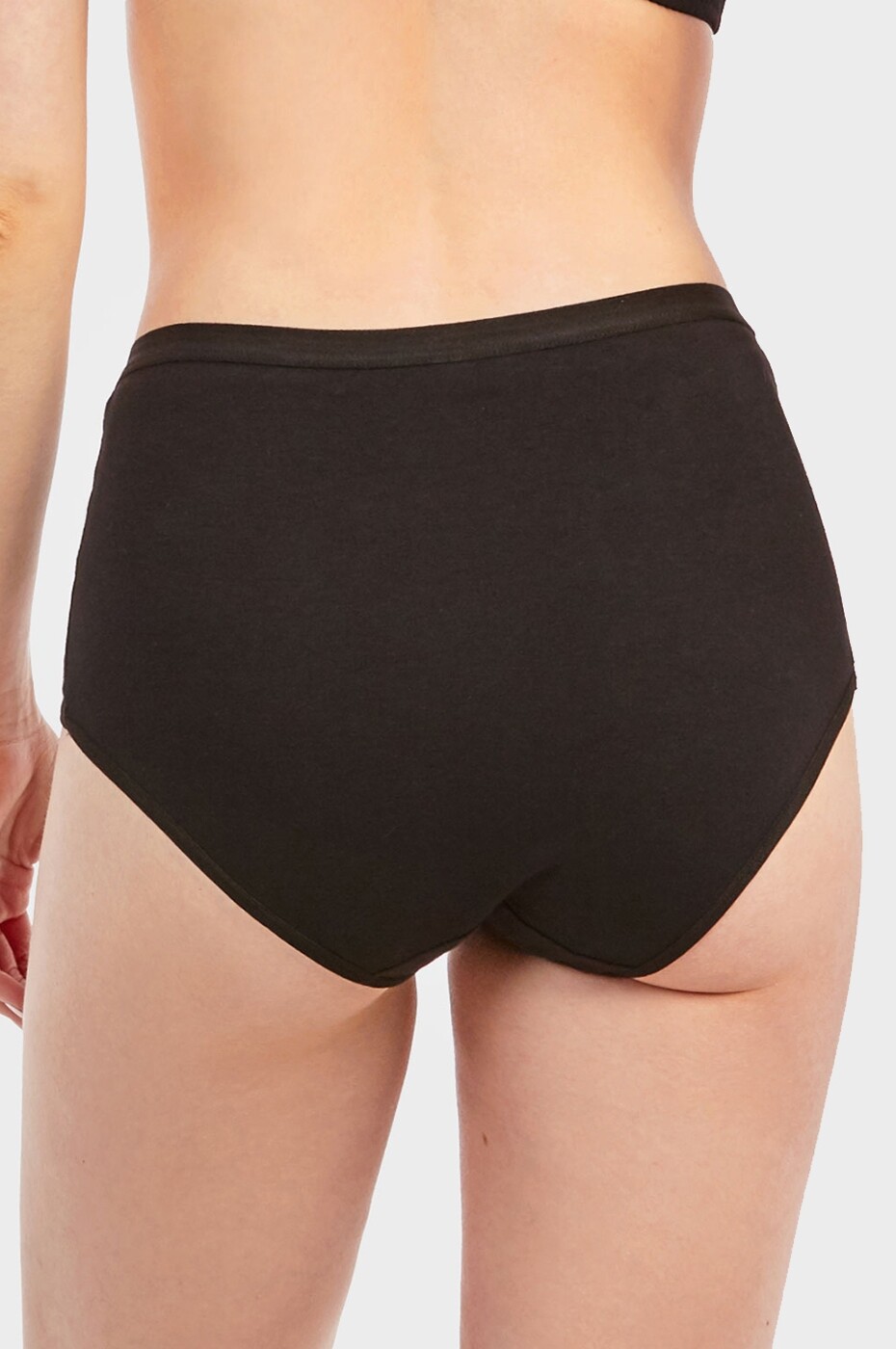 6 Pack Mamia Ladies Cotton Stretch Brief Soft High Rise Waist Panties Underwear