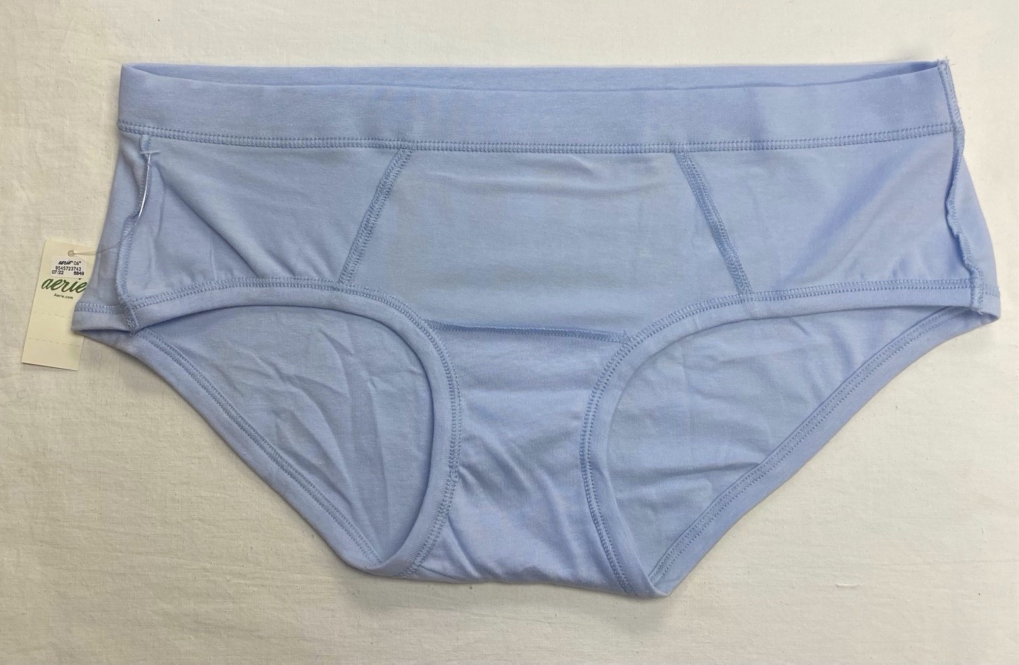 Aerie Cotton Holiday Boybrief Underwear — EYELET BLUE L