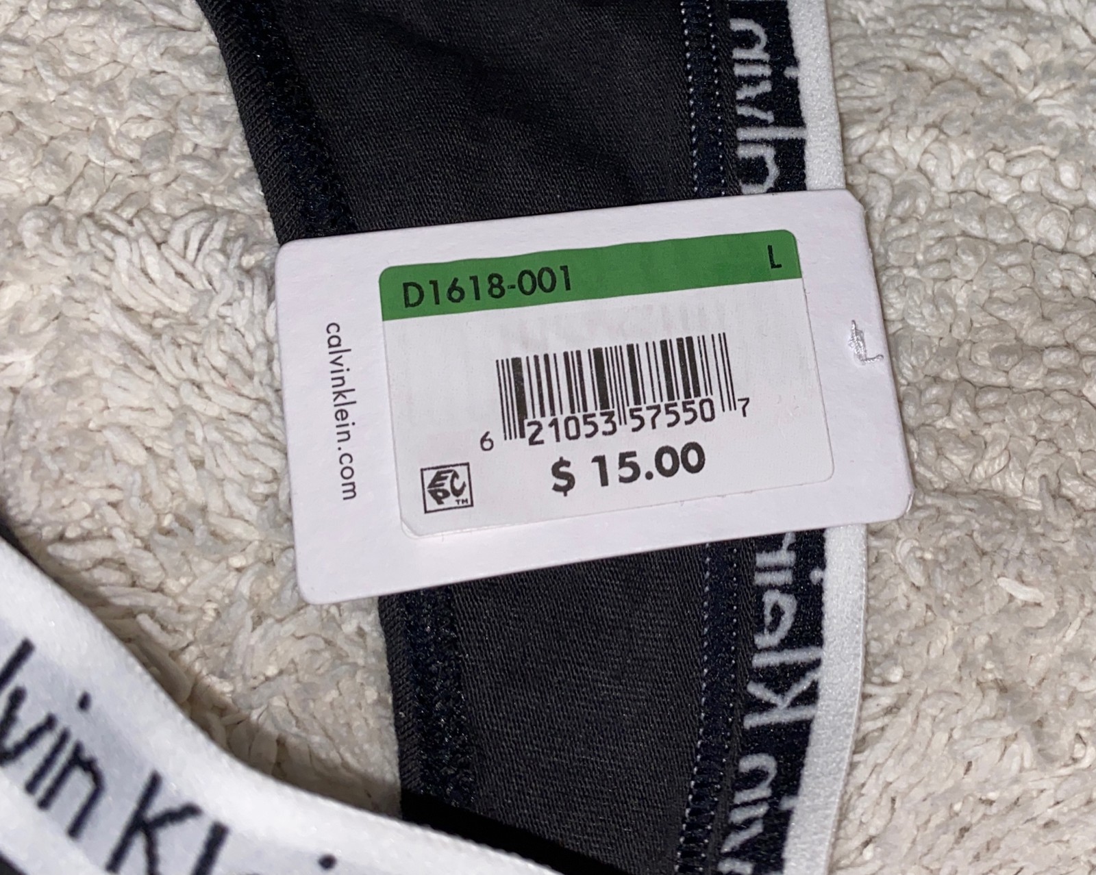 CALVIN KLEIN Carousel Cotton Black White Grey Bikini Panty Womens Sz S 5 D1618