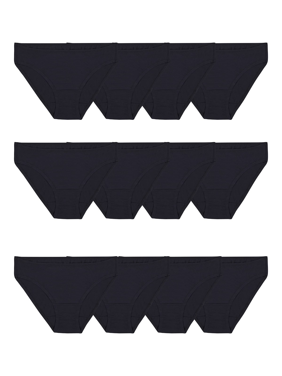 Fruit of the Loom Women’s Eversoft Cotton Bikini Underwear, Tag Free & Breath…
