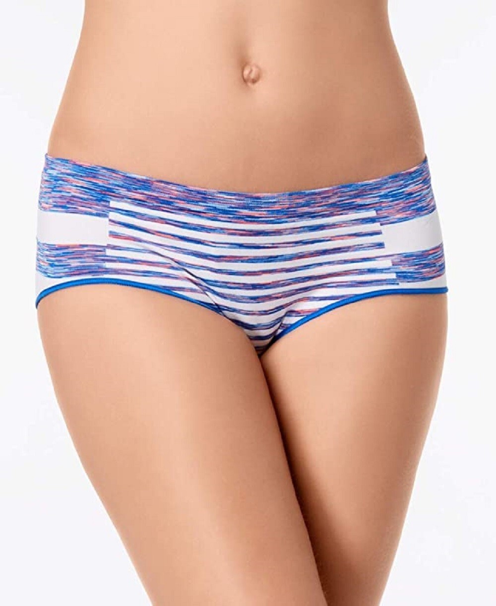Jenni by Jennifer Moore Women’s Seamless Hipster Underwear Cobalt Twining S