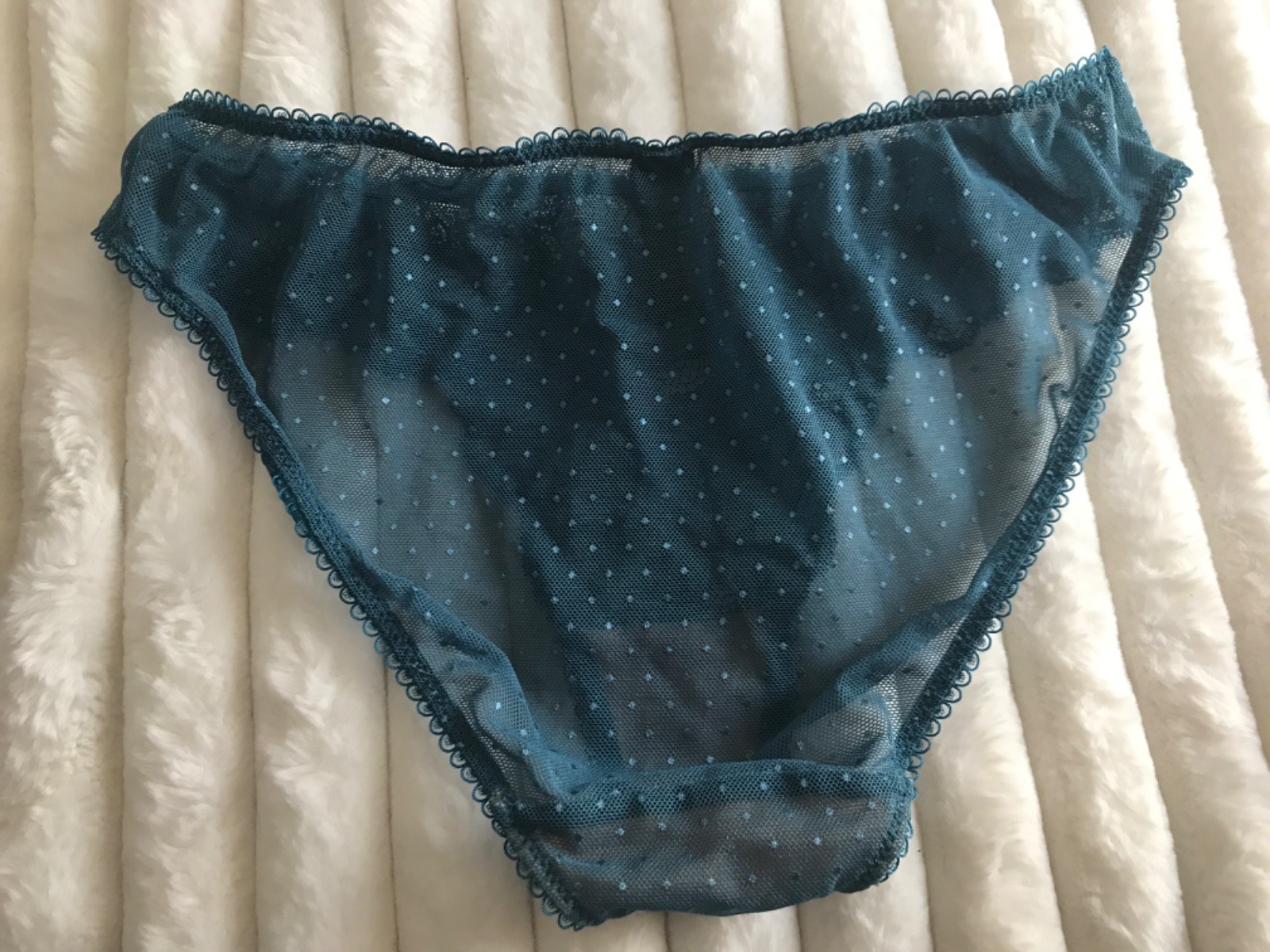 New stretch lace semi sheer jade brief new uk 10 new