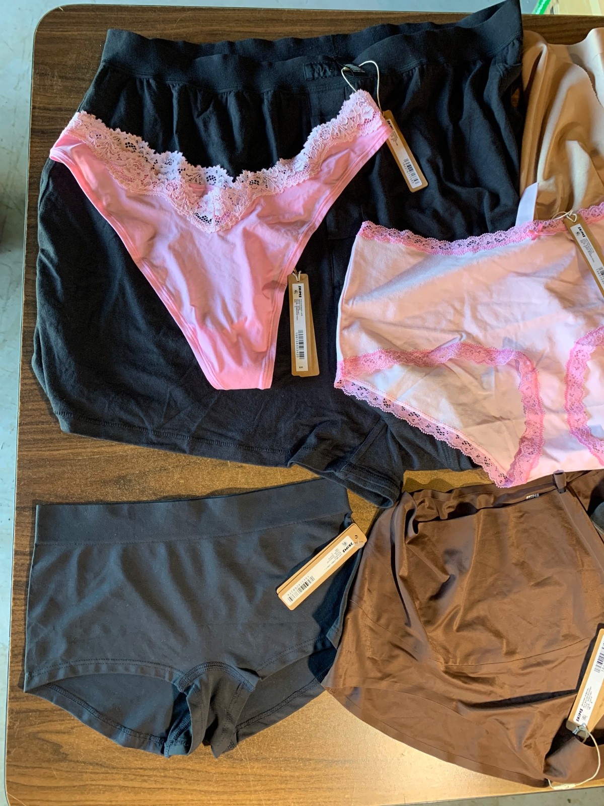 Lot of 15 Skims Items. Women’s Bras, Panties, Clothes. Multiple Sizes. All NWT.