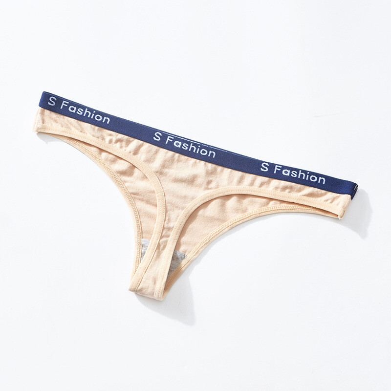 4 Pack Lot Womens Sexy Panties Briefs Low Waist Cotton Thongs G string Lingeries