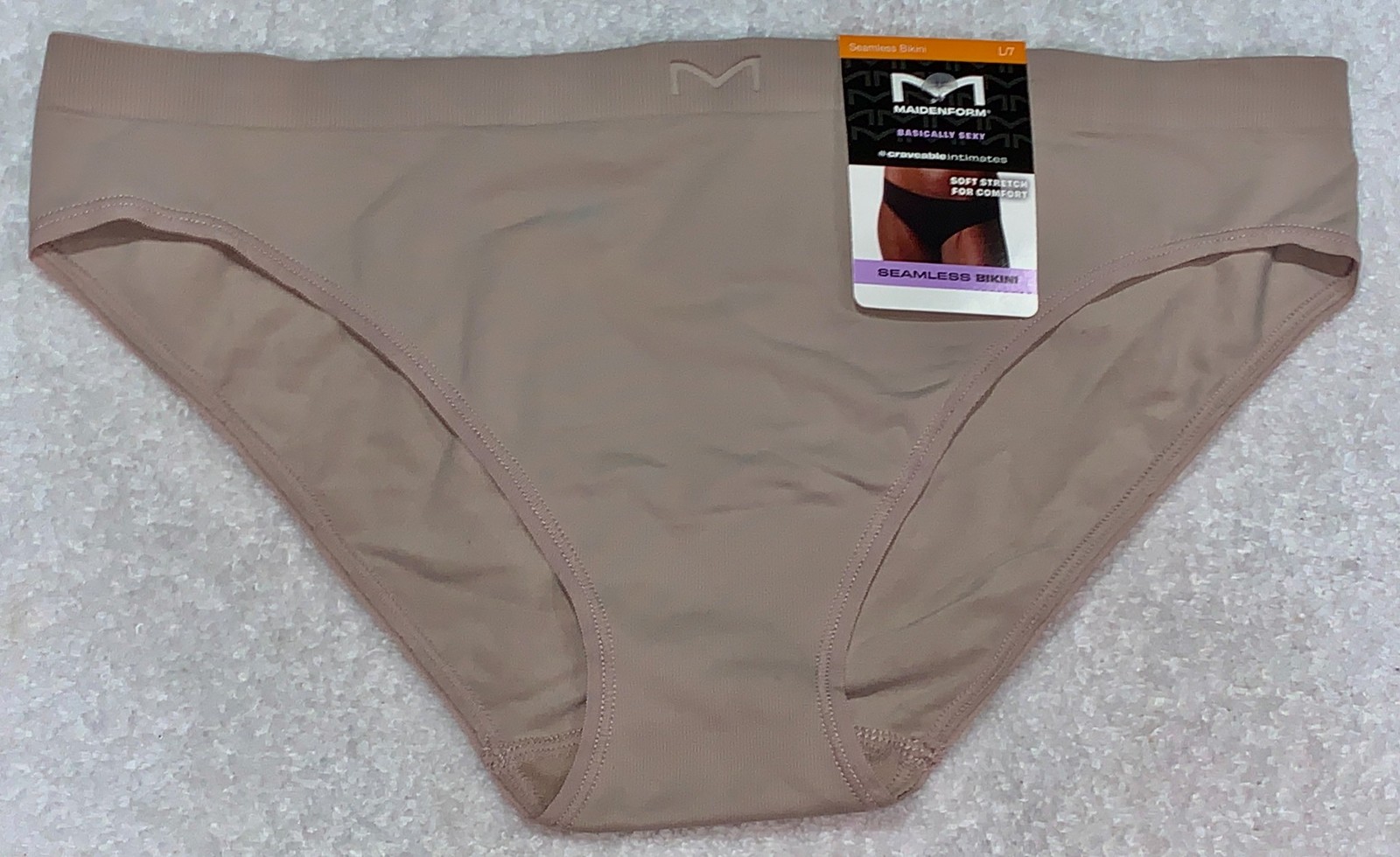 MAIDENFORM M Basically Sexy Microfiber Seamless Bikini Panty Womens M L XL 2XL