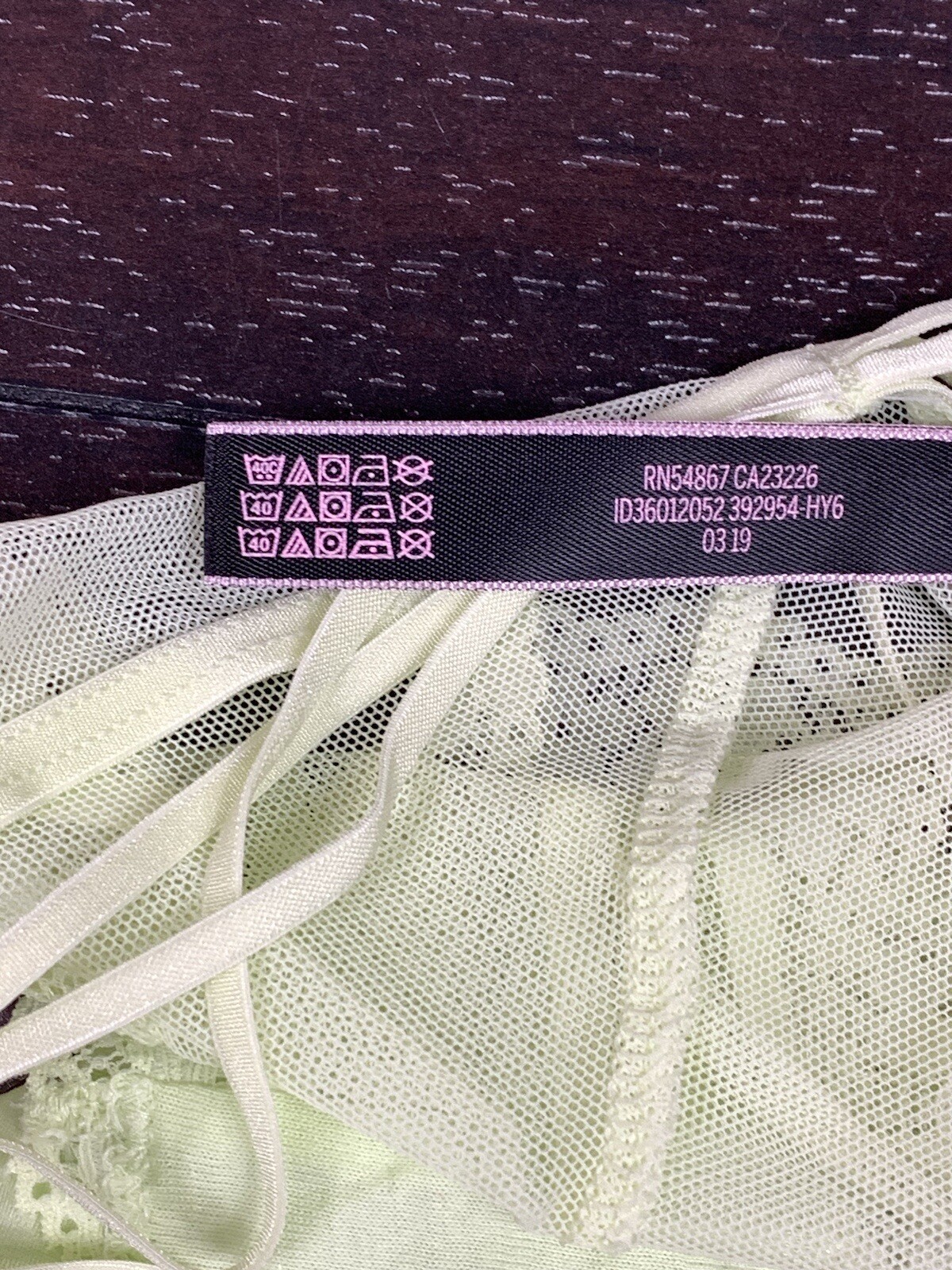 VTG Victoria’s Secret panty New NWT Large Neon Bright Green Panties Cheeky
