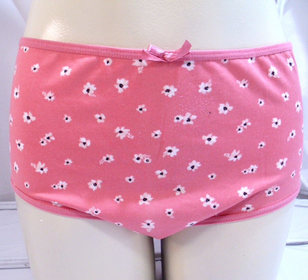 Marilyn Monroe Intimates Bikini Underwear Panty Pink Floral Single Piece Sz 1X