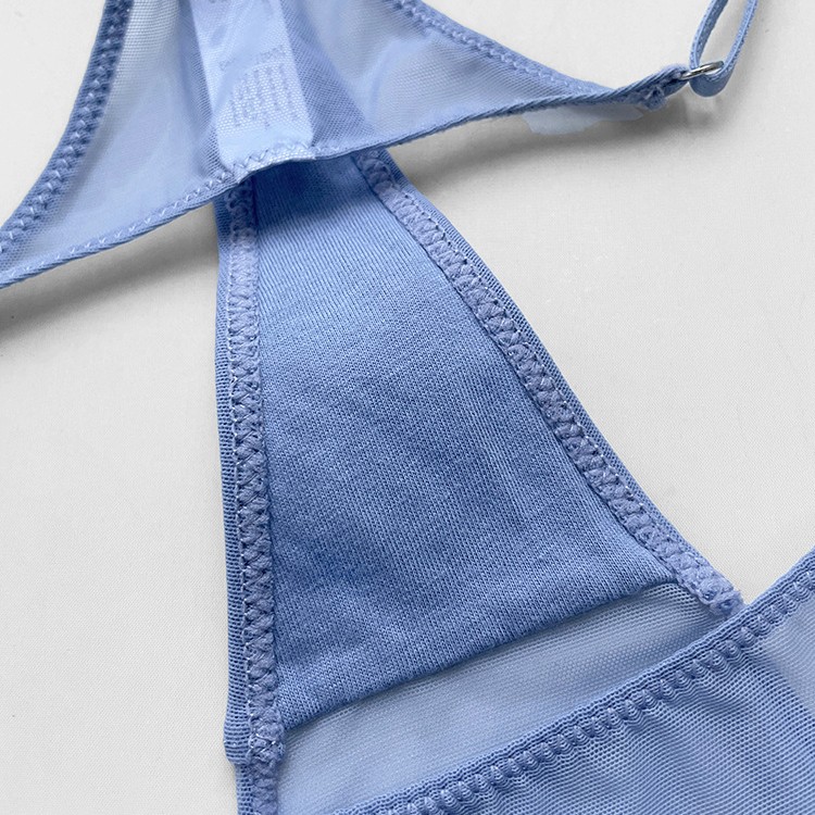 3 Pack Lot Sexy Womens See Through Sheer Panties Thong G string Underwear Bikini
