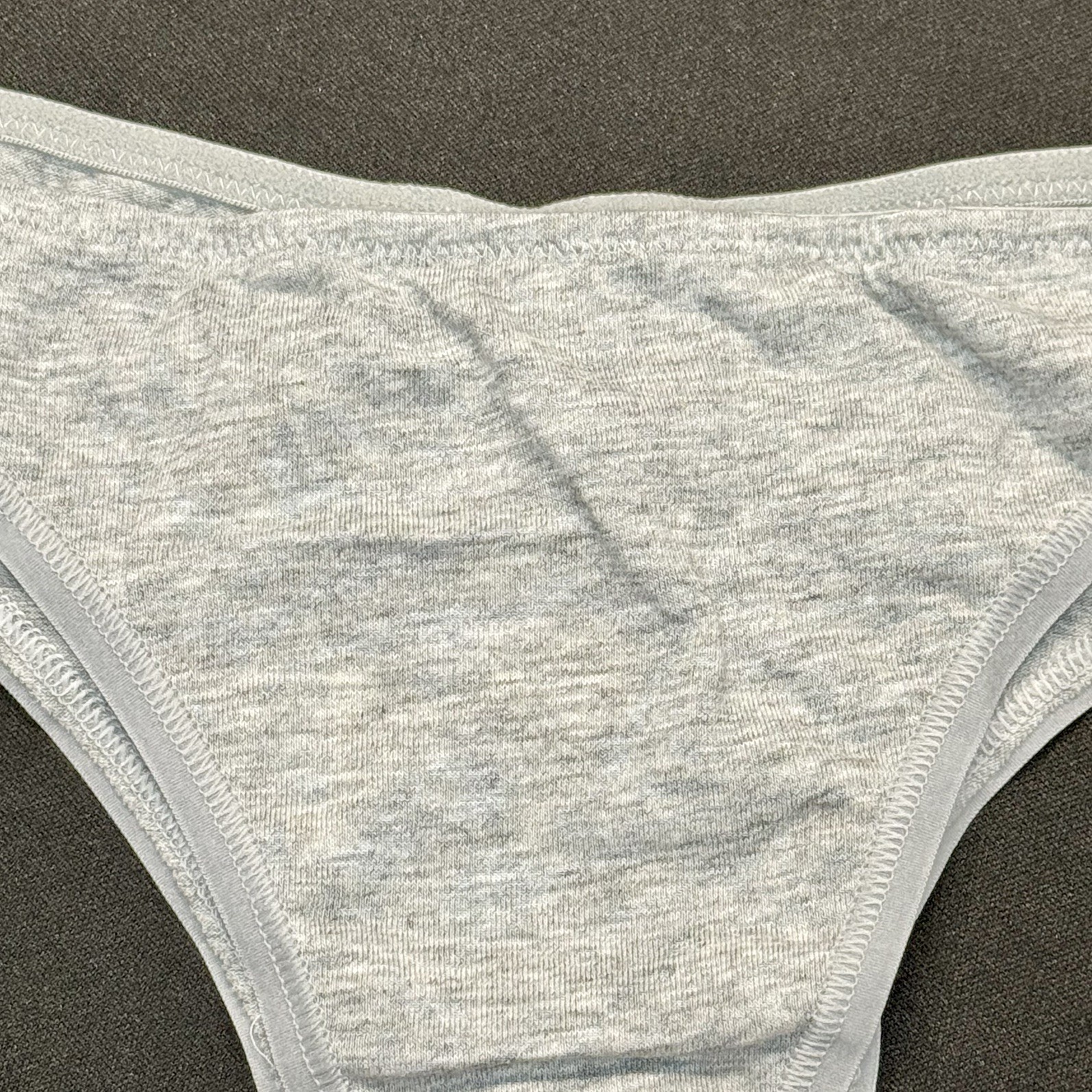 NWT 2015 Vintage Victoria’s Secret Gray Cotton Cheekini Panties Size Medium