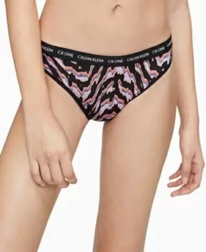 Calvin Klein A1048 Womens Multi Micro Singles Brazilian Bikini Underwear Size L