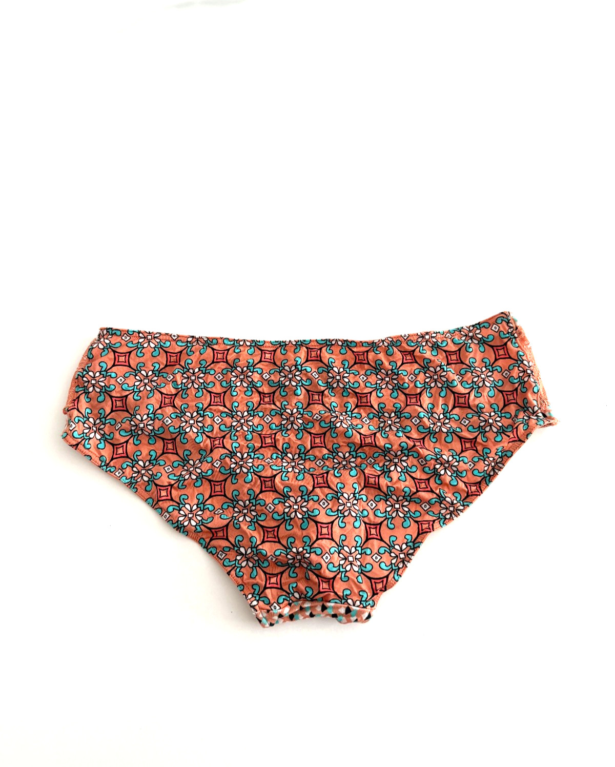 Victoria’s Secret Body by Victoria Lace Trim Hiphugger Panty Coral Geo