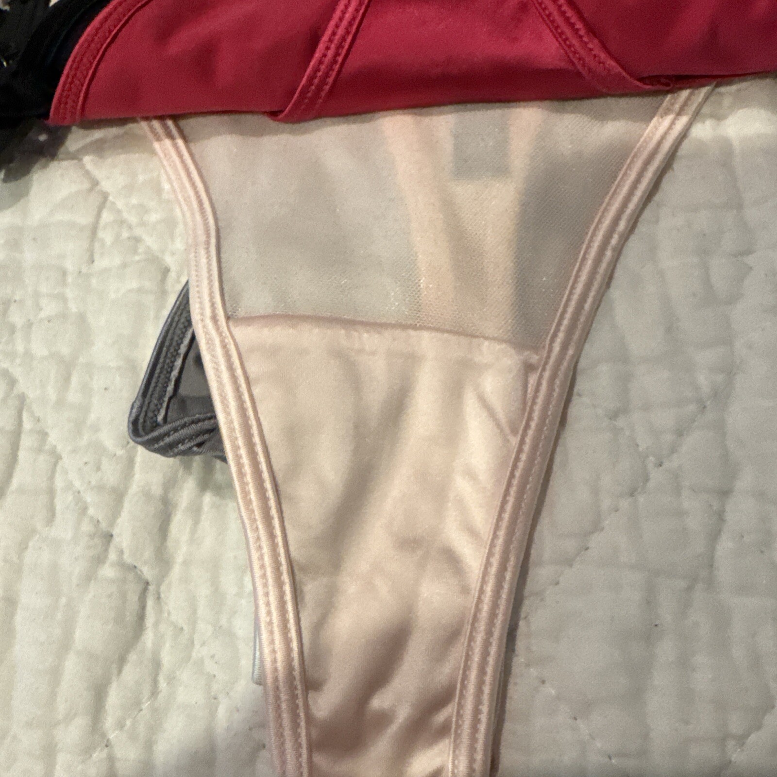 Steve Madden Thong Panties 5 Pack Underwear Size Small Lingerie Sparkle & Shine