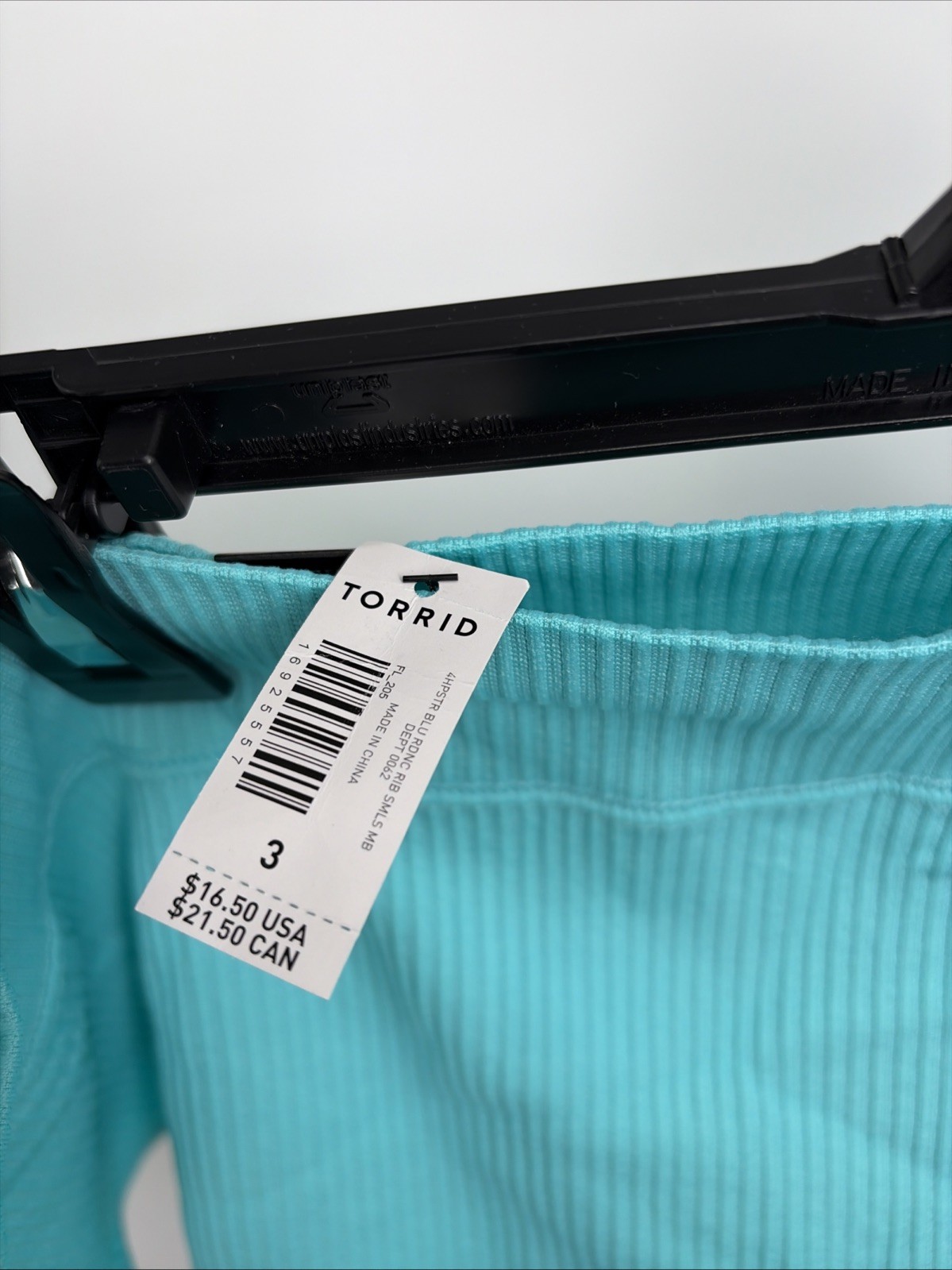 Torrid Curve Green Panty Seamless Ribbed Underwear Size 3