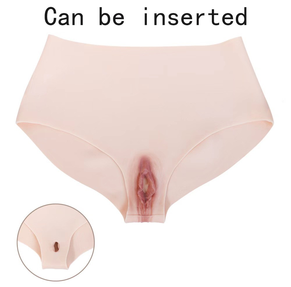 Silicone Fake Vagina Panties Realistic Fake Vagina Pants Crossdresser Underwear